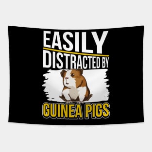 Easily Distracted By Guinea Pigs Tapestry