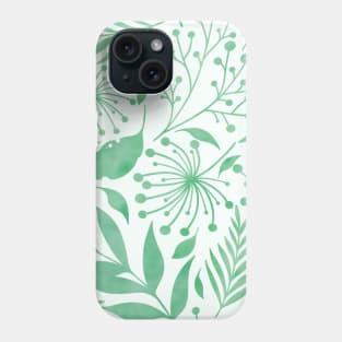 green foliage Phone Case