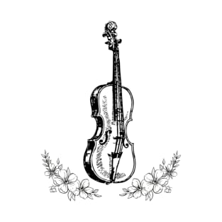 Floral Cello T-Shirt