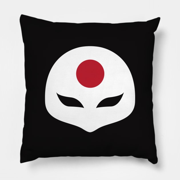 Katana Mask Pillow by Minimalist Heroes