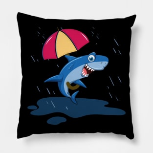 Fish With An Umbrella Pillow