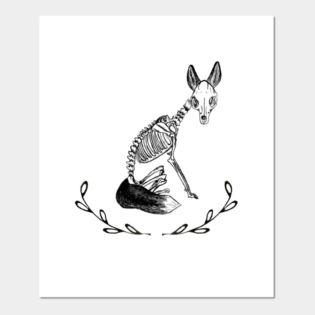 Fox Skeleton - Skeleton - Posters and Art Prints | TeePublic Fox Skeleton - Skeleton - Posters and Art Prints | TeePublic