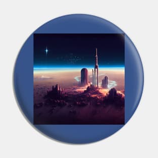 Interplanetary Spaceport Pin