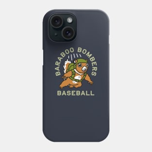 Baraboo Bombers Baseball (Light) Phone Case