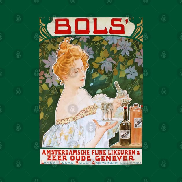 Bols' Liquor Nouveau Style Poster by UndiscoveredWonders