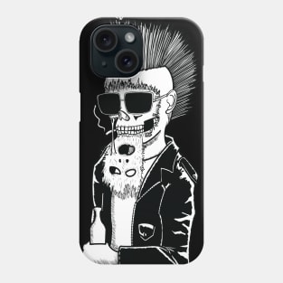 Party Your Face Off Punk Skull Phone Case