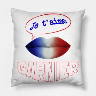 FRANCE JE TAIME GARNIER Pillow