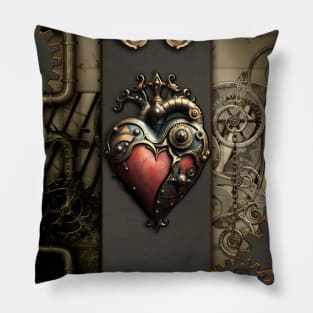 Romanticism in wheels and tubes, the steampunk soul. Pillow