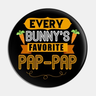 MENS EVERY BUNNYS FAVORITE PAP-PAP SHIRT CUTE EASTER GIFT Pin