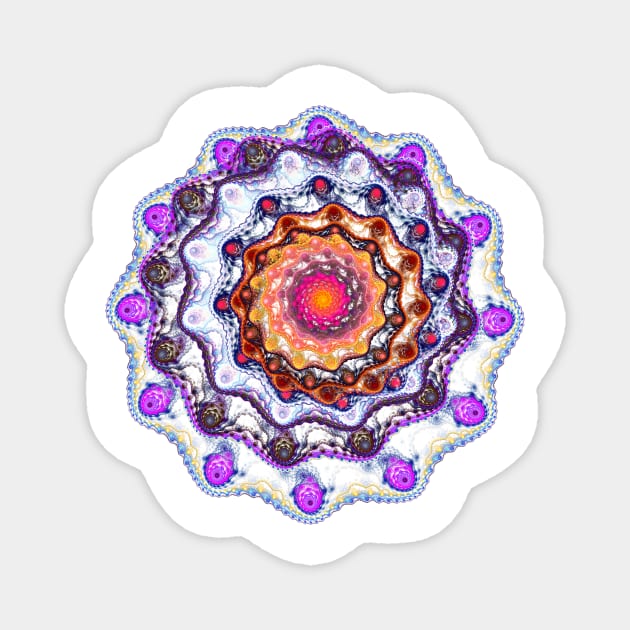 Fractal rose Magnet by krinichnaya