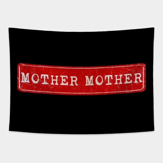 vintage retro plate Mother Mother Tapestry by GXg.Smx