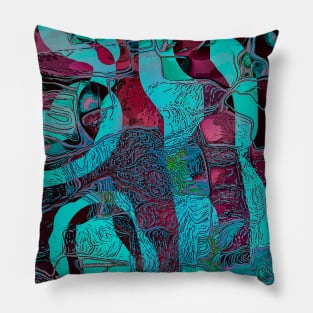 Digital abstract art 2.6 Pillow