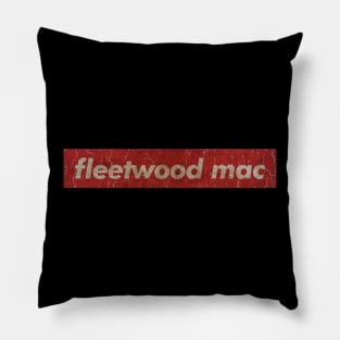 Fleetwood Mac - simple red vintage Pillow