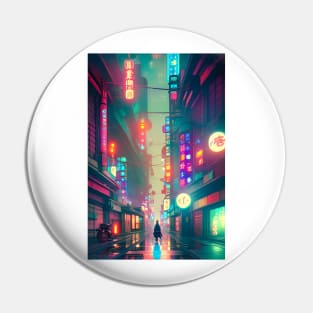 Tokyo Neon Anime Japan Future Vibes <3 Pin