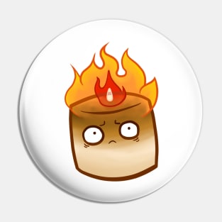 Burnt Marshmallow Pin