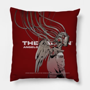 Rise Above Limitations: Cyborg Fallen Angel Pillow