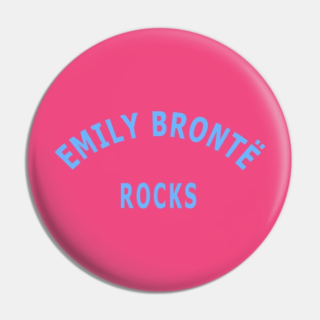 Emily Brontë Rocks Pin by Lyvershop