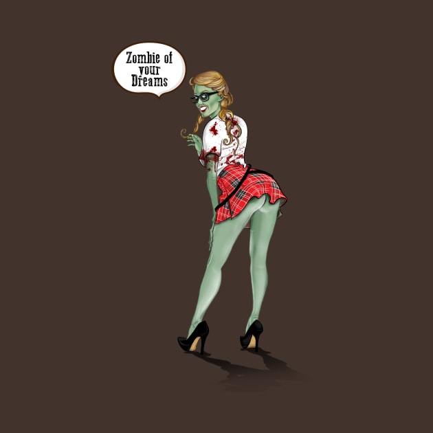 Zombie of your Dreams Pinup by beaugeste2280@yahoo.com