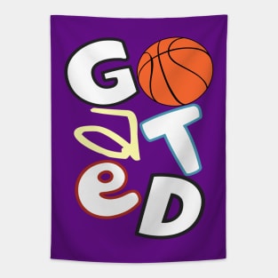 GOATED Basketball Puzzle (Pro Oreo) Tapestry