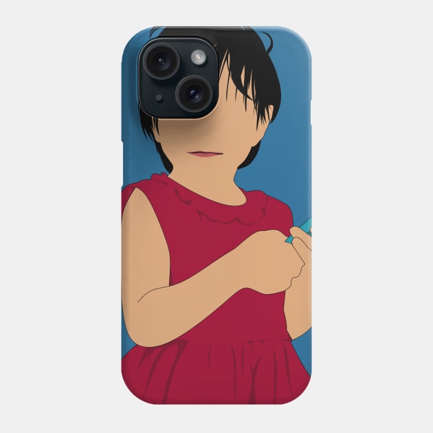 Little cute girl Phone Case by DG vectors