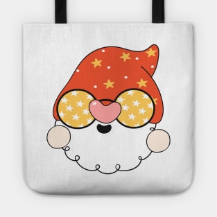 summer Retro vintage Groovy Gnome with cute funny and cheerful character that is going to have the smiles on your face. Tote