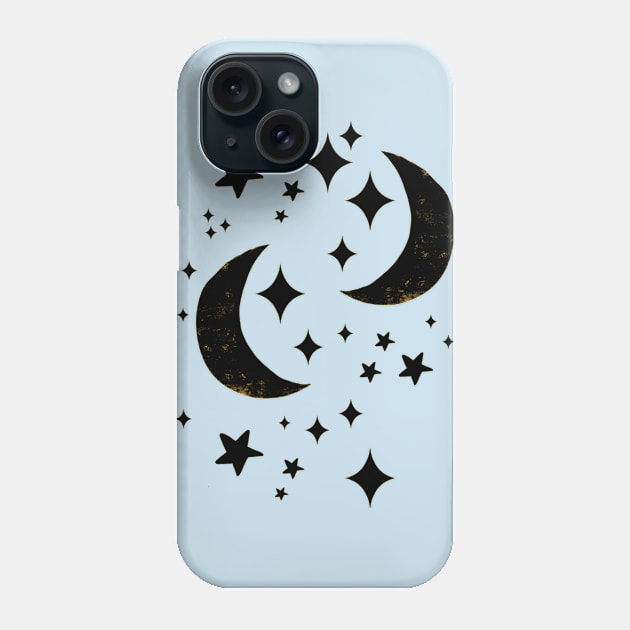 Moon and Stars Phone Case by bruxamagica