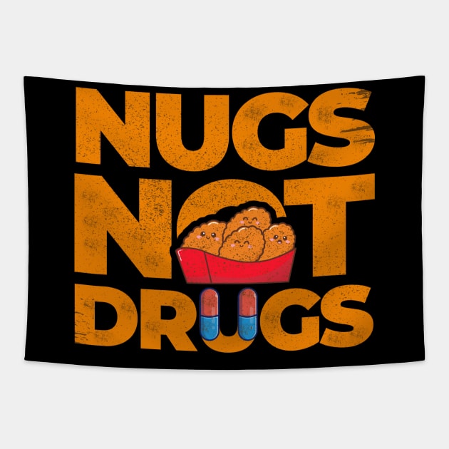 Movement Nugs Not Drugs Funny Tapestry by Design Malang