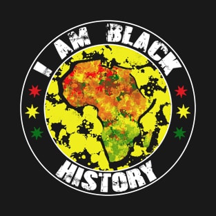 ASEDA: I Am Black History Afro Pride gift T-Shirt