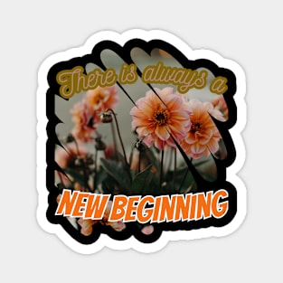 phrase with flowers Magnet