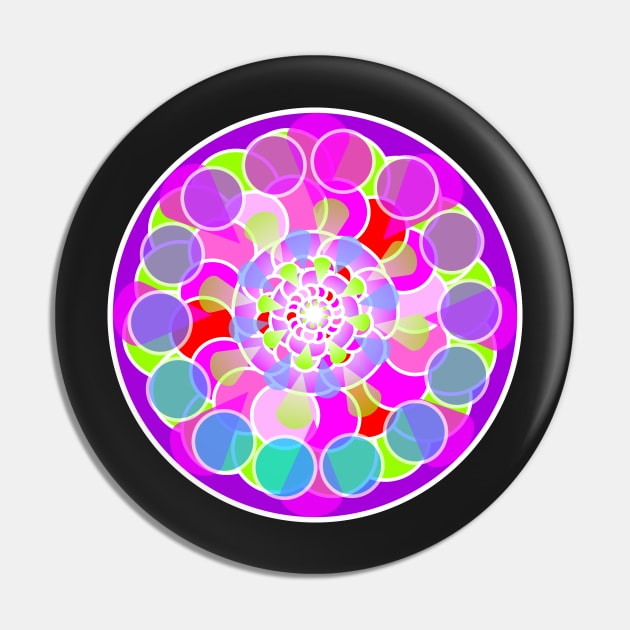 Multi color wheel Pin by robelf
