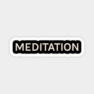 Meditation Passions Interests Fun Things to Do Magnet