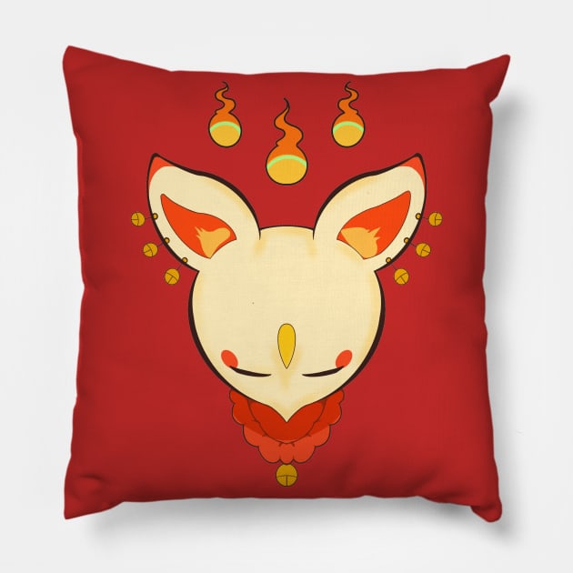 Yako Pillow by DraggucciArts