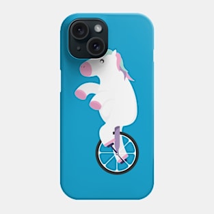 Unicorn On A Unicycle Phone Case