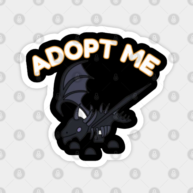Roblox Adopt Me Pet Shadow Dragon Roblox Magnet Teepublic - animal hoodie roblox shadow head
