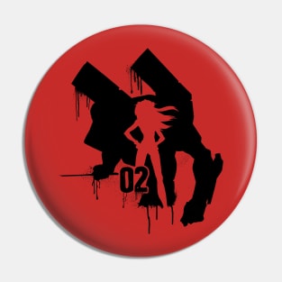 Evangelion Unit 02 Asuka Pin