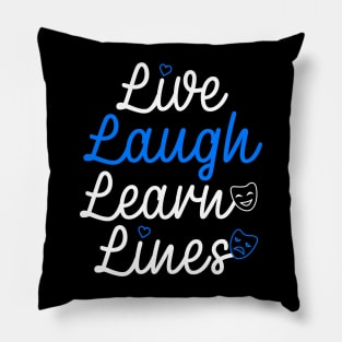 Live Laugh Learn Lines Pillow
