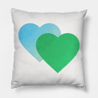 Blue Greening Pillow