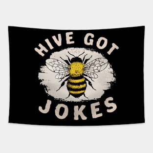 Bumblebee Hive Got Jokes Tapestry