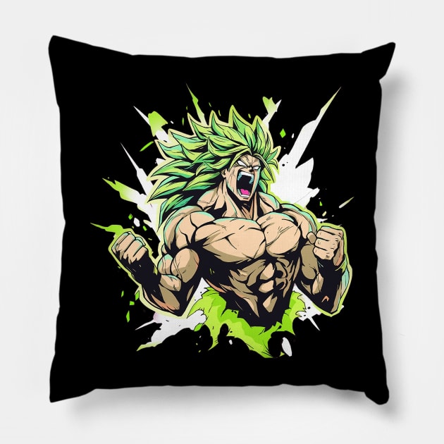 broly Pillow by piratesnow