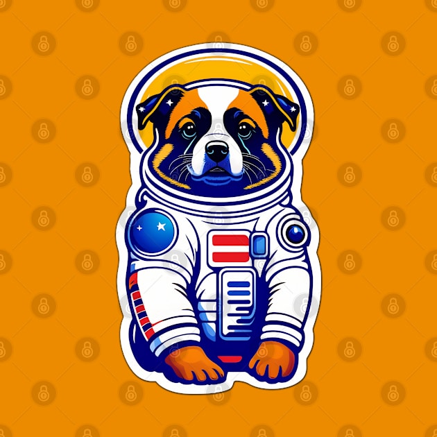 Space Dog by Mr.PopArts