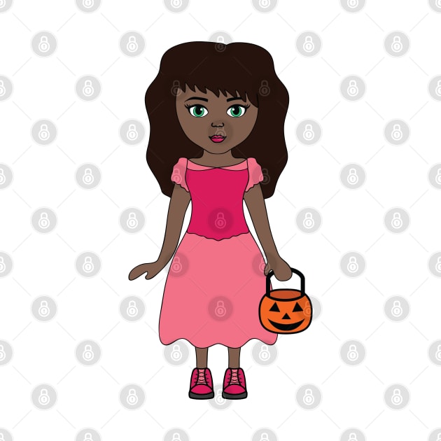 Pink Princess 3 Halloween Girl Sticker by PLLDesigns