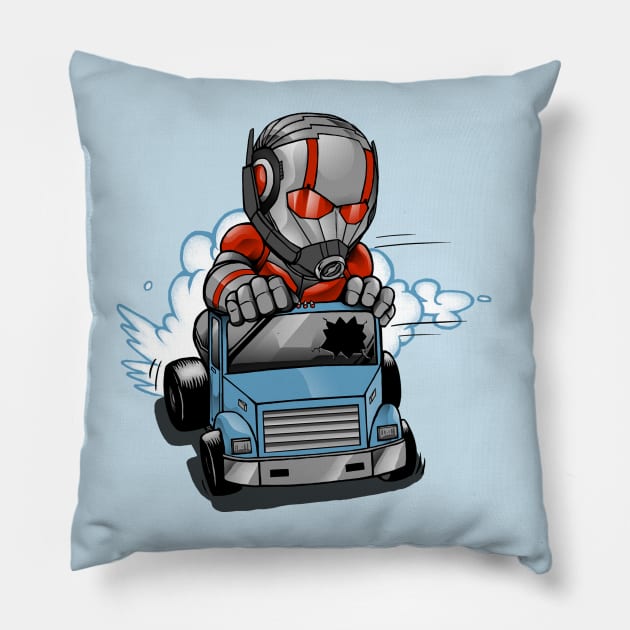 Super Truck Kart Pillow by joerock