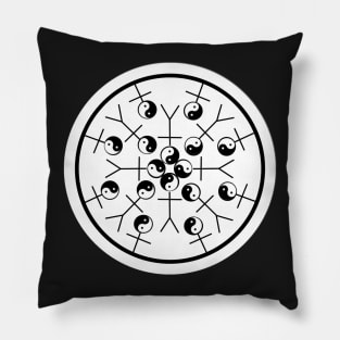 Stickman Refraction with Ying Yang Pillow