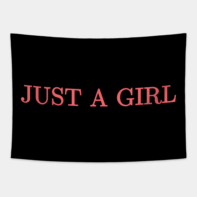 Just a girl Tapestry by Absign