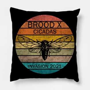 Cicada Brood X 2021 Pillow