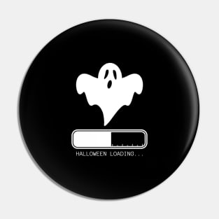 Loading... Halloween Cute Ghost Trick or Treat Spooky Costume Artwork Pin