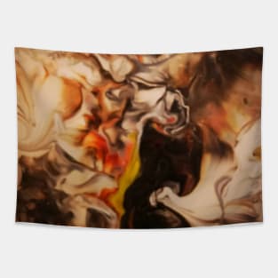 Smoke Pollution Acrylic Abstract Art Tapestry