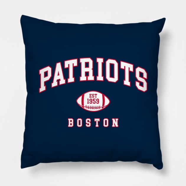 The Patriots Pillow by CulturedVisuals