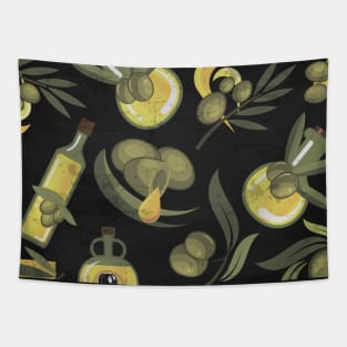 Olives blackboard Tapestry