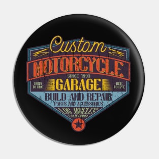 Custom bike shop garage Pin